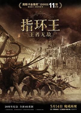#豆瓣动态no man can kill me.I am no man.😂😂😂指环王3：王者无敌 The Lord of the Rings: The Return of the King‎ (2003)2003 / 美国 新西兰 / 剧情 动作 奇幻 冒险 / 彼得·杰克逊 / 伊利亚·伍德 西恩·奥斯汀评分：9.3source