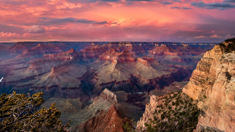 大峡谷和科罗拉多河，亚利桑那州，美国 (© Matt Anderson Photography/Getty Images)via Bing每日壁纸
